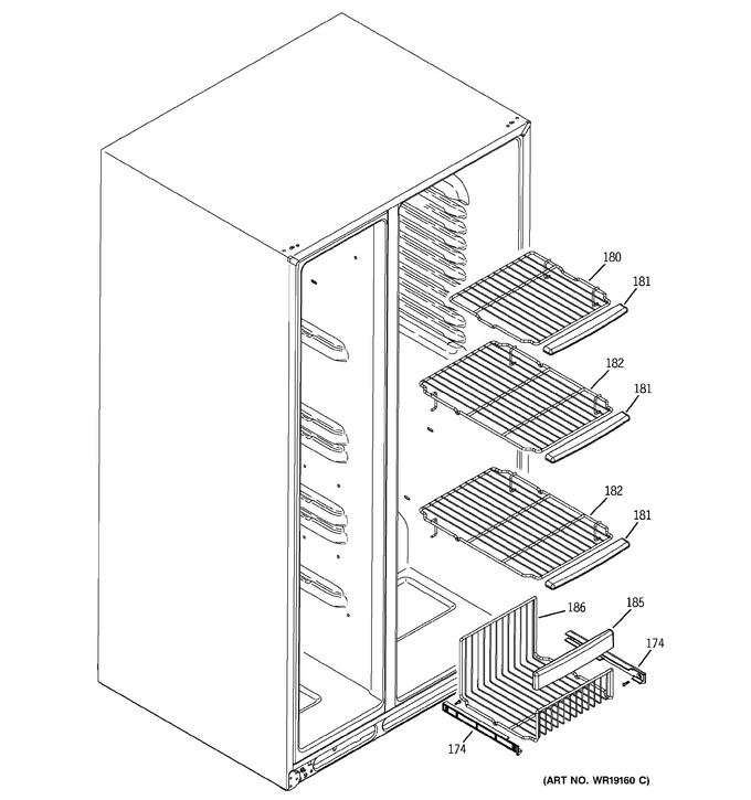 Diagram for GSS25XSNABS