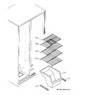 Diagram for 4 - Freezer Shelves