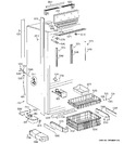 Diagram for 3 - Freezer Section, Trim & Components