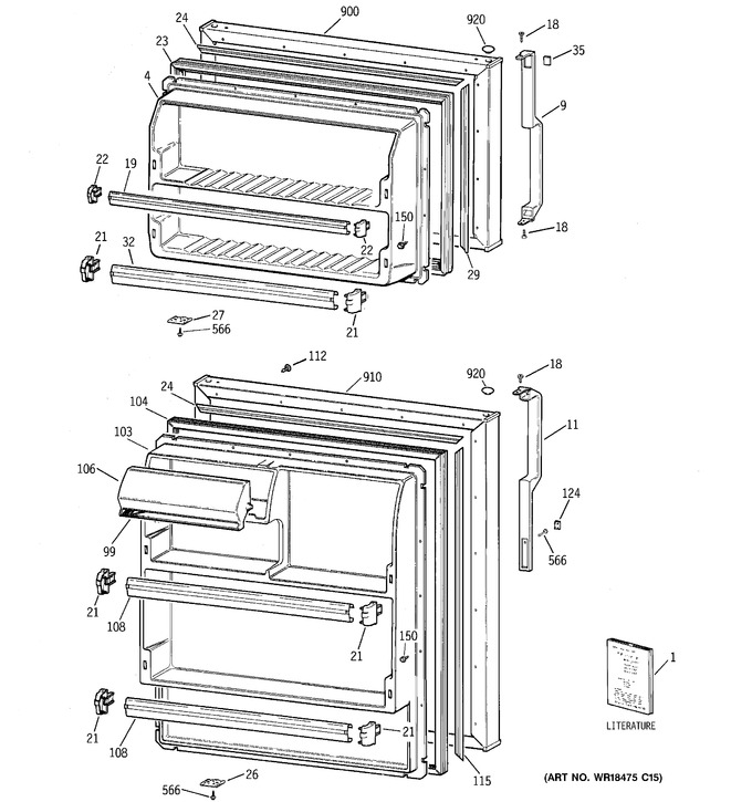 Diagram for GTS18HCMBRWW