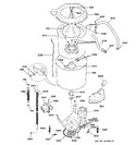 Diagram for 5 - Washer Tub, Hoses & Motor