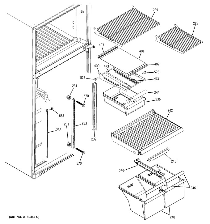 Diagram for GTS18DCPALWW