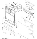 Diagram for 1 - Escutcheon & Door Assembly