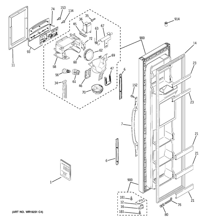 Diagram for RSG25KEPAFWW