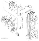 Diagram for 1 - Freezer Door