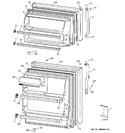 Diagram for 1 - Doors