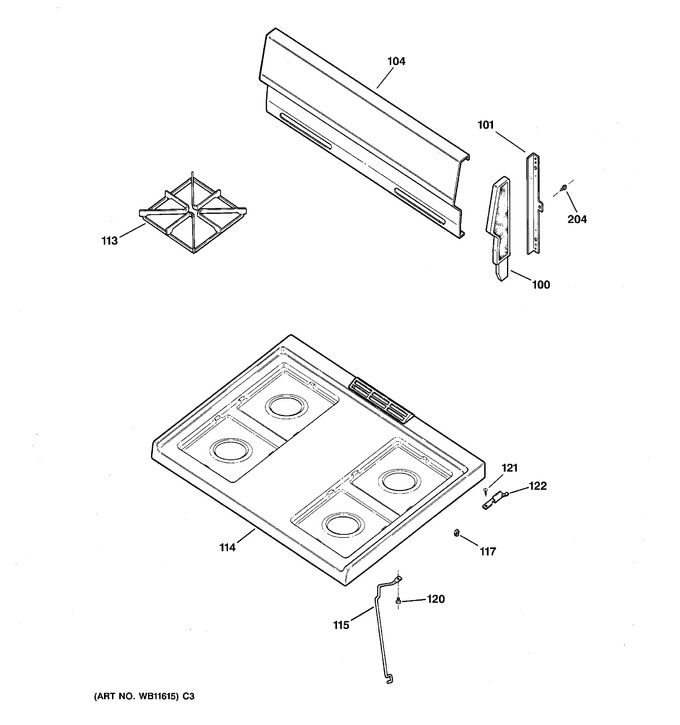 Diagram for JGBS07PEH1WW