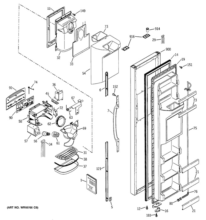 Diagram for GST22KGMBWW