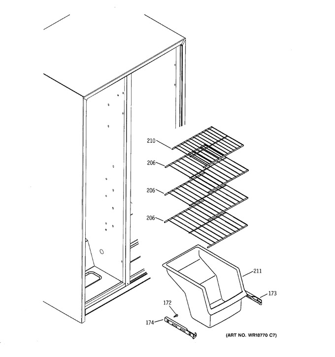 Diagram for GSH25JFPAWW