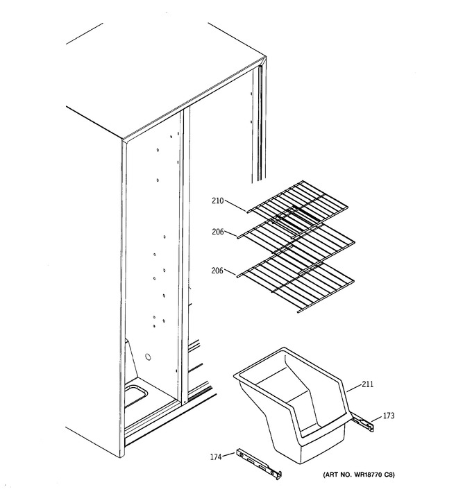 Diagram for HSS25GDMDWW