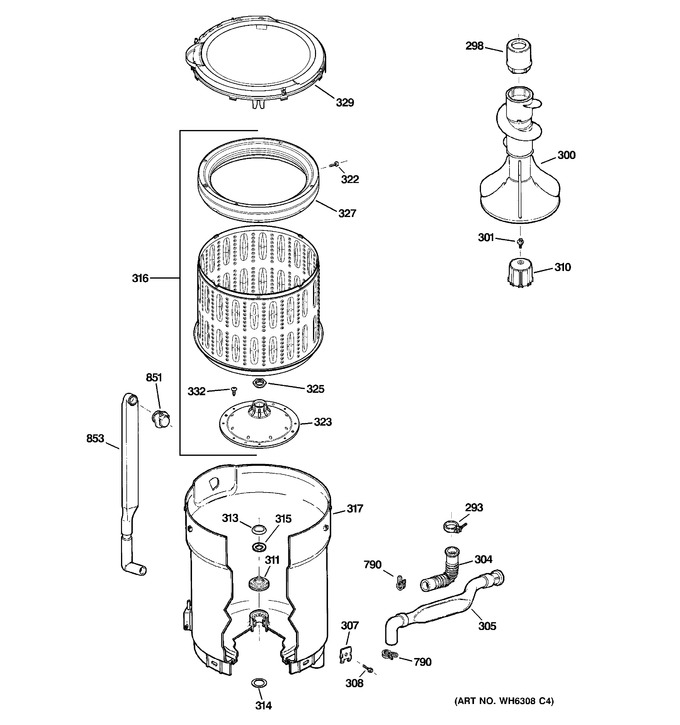 Diagram for EWA5000D0WW