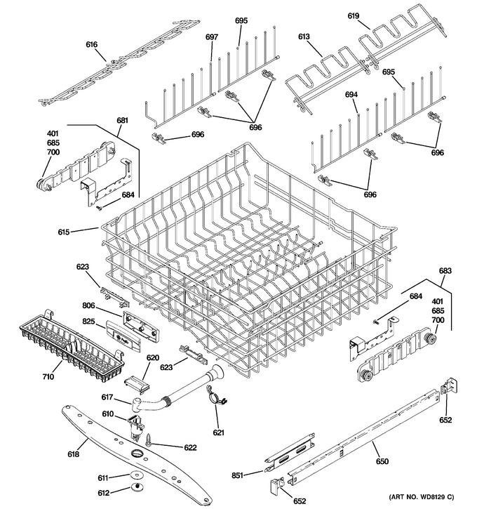 Diagram for PDW8700J00CC