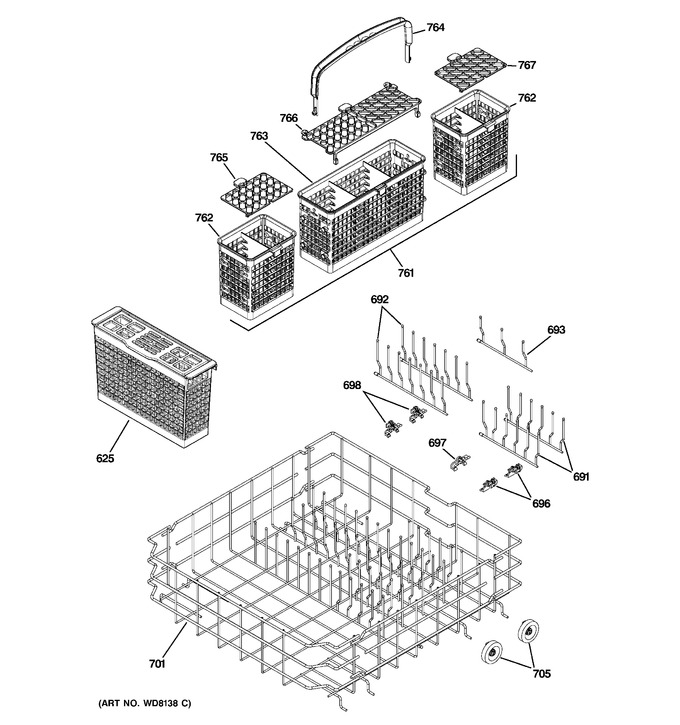 Diagram for PDW8800J00CC