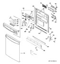 Diagram for 1 - Escutcheon & Door Assembly