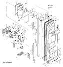 Diagram for 1 - Freezer Door