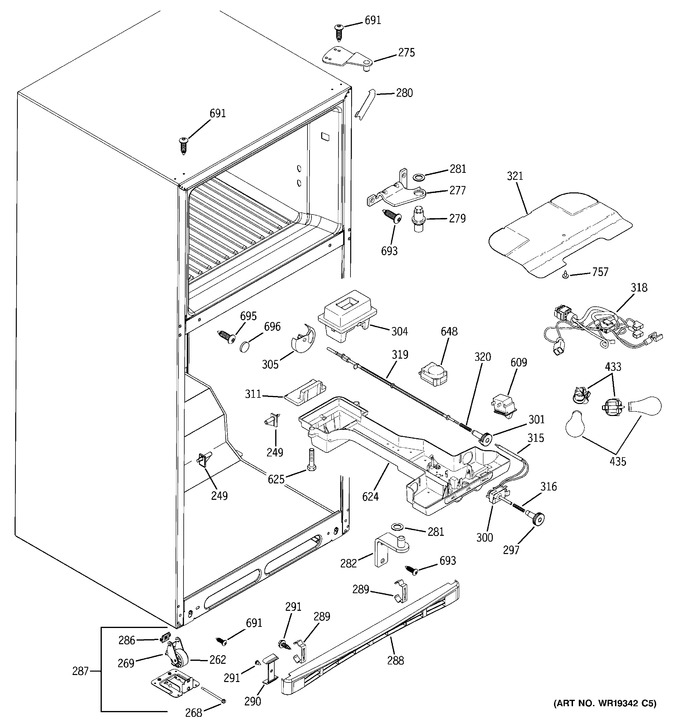 Diagram for GTS18KHPARWW