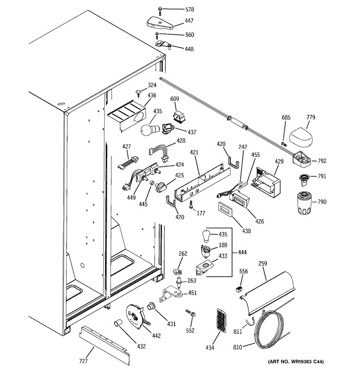 Diagram for BSS25GFPEWW