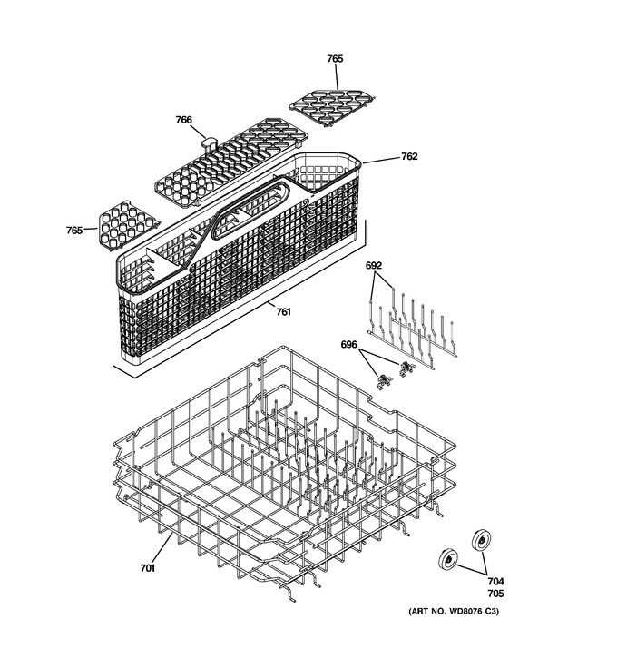 Diagram for PDW8200J00WW