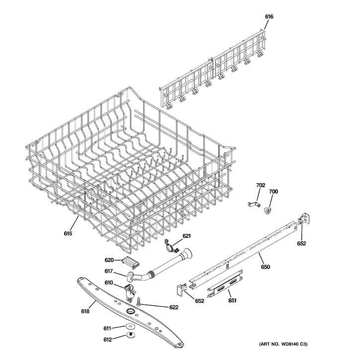 Diagram for PDW9200J00WW