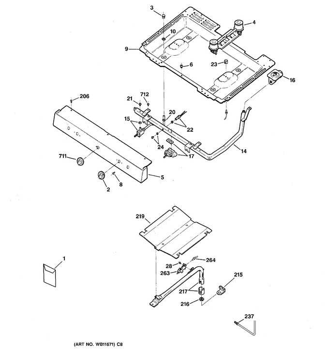 Diagram for RGB523PPH1WH