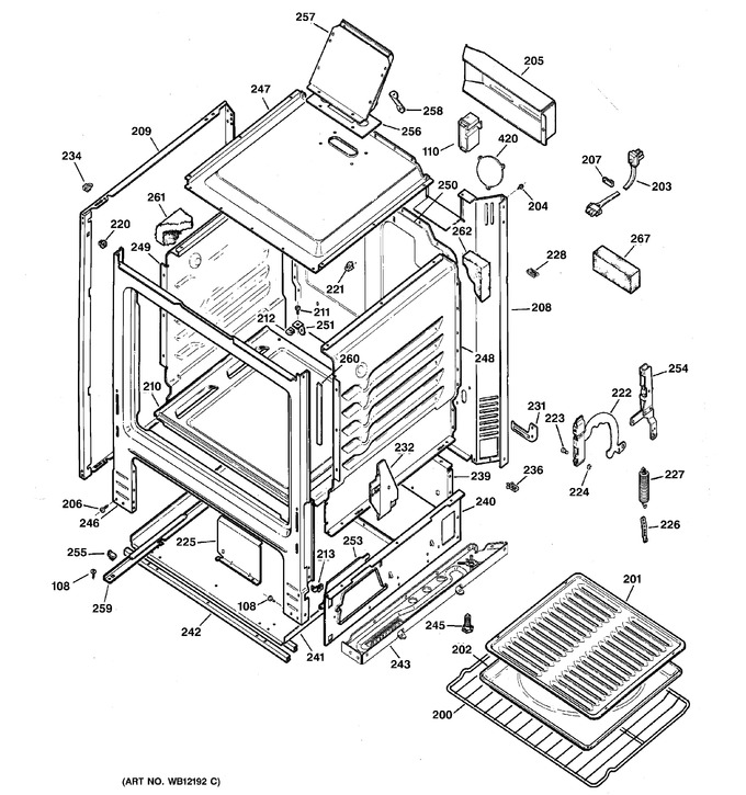 Diagram for RGB524PEH1WH