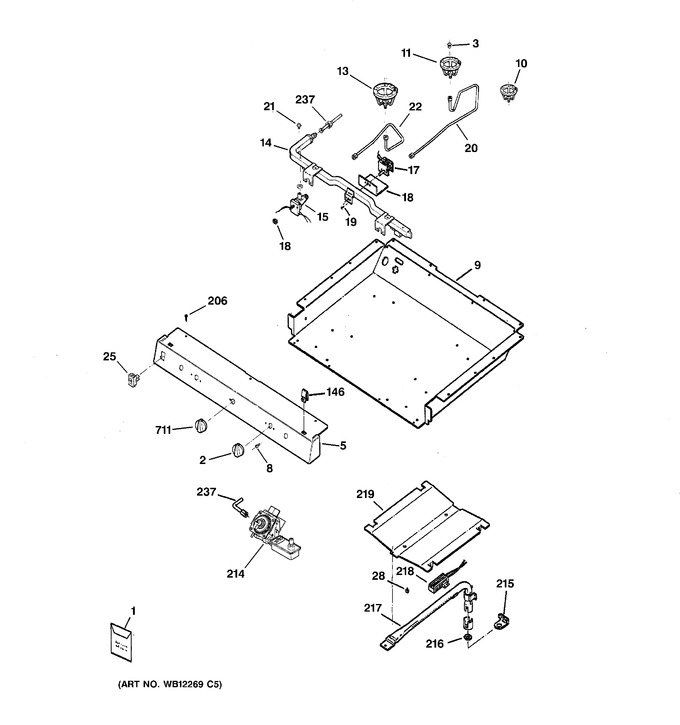 Diagram for RGB533WEH1WW