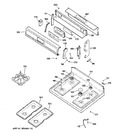 Diagram for 2 - Control Panel & Cooktop