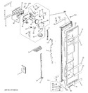 Diagram for 1 - Freezer Door