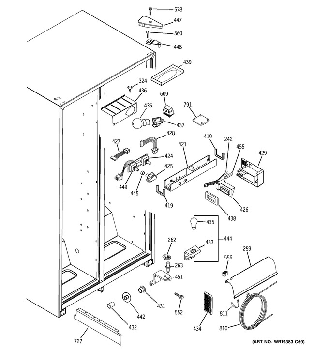 Diagram for GSG25MIPCFWW