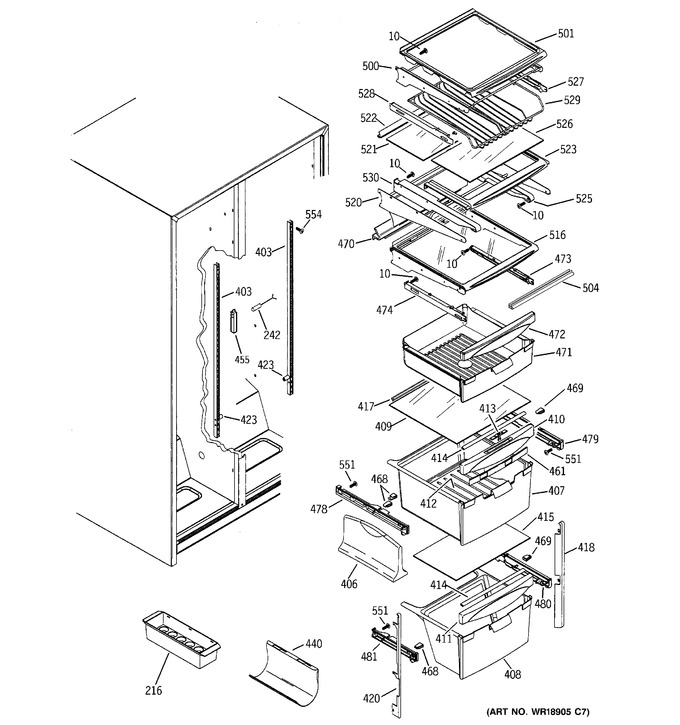 Diagram for GSG25MIPCFWW