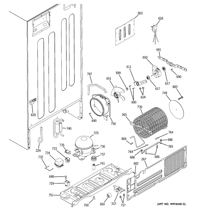 Diagram for GTS22FBPARWW