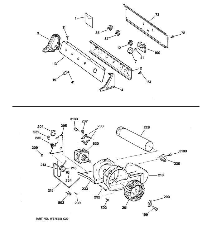 Diagram for DWXR483GB1WW