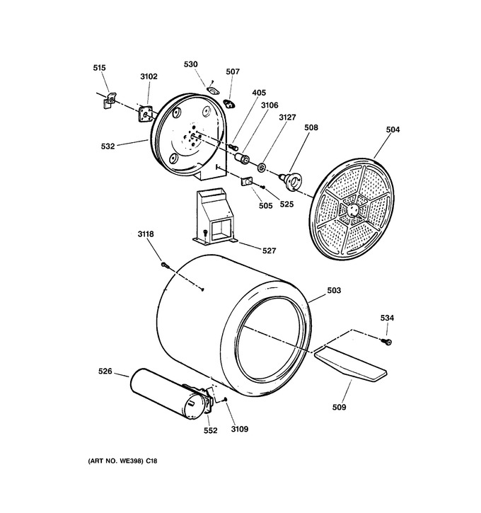 Diagram for EGD6500D0WW