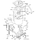 Diagram for 5 - Washer Motor & Tub