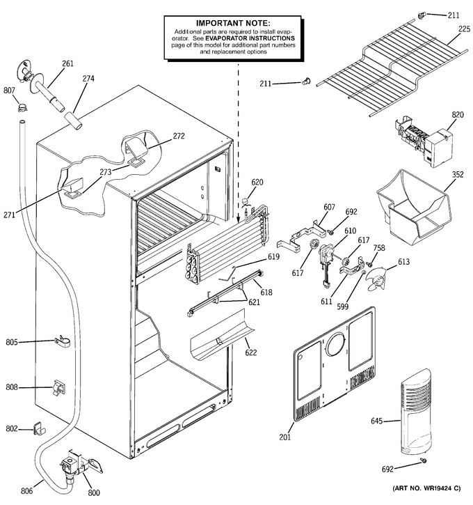 Diagram for GTS18DCPBLWW