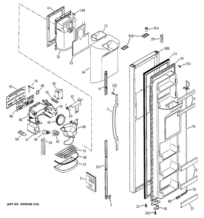 Diagram for GSG25IEMBFWW