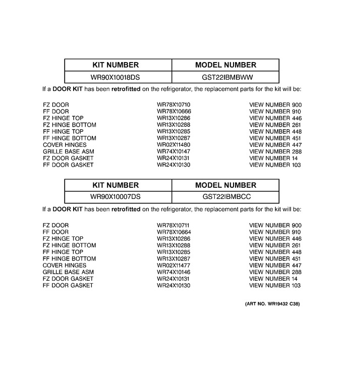 Diagram for GST22IBMBWW