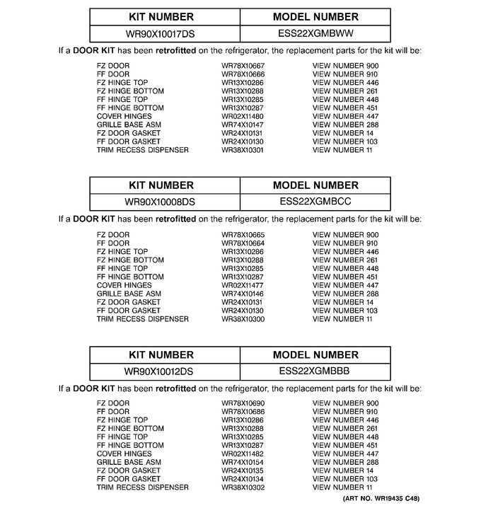 Diagram for ESS22XGMBWW