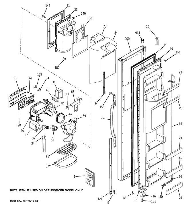 Diagram for GSS22VGMCWW