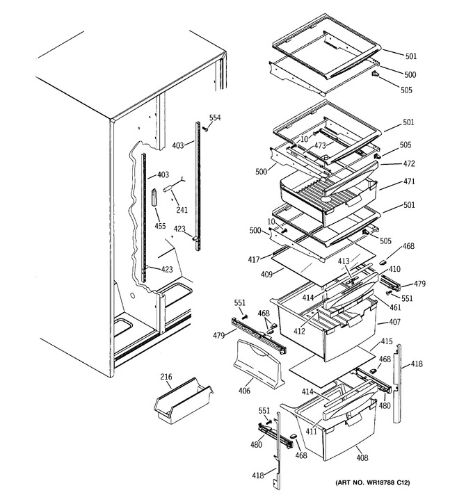 Diagram for GSS25QGMDWW