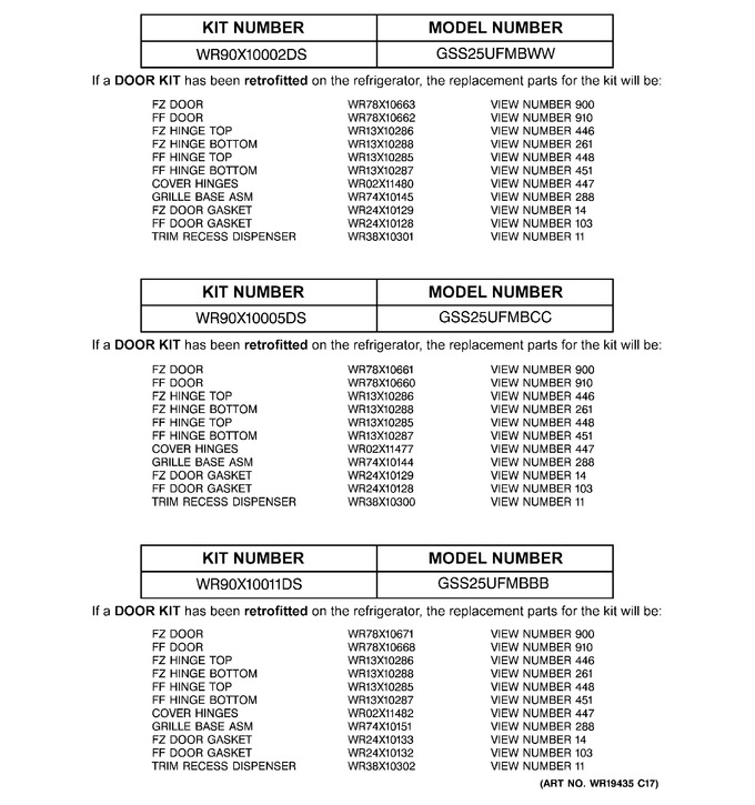 Diagram for GSS25UFMBWW