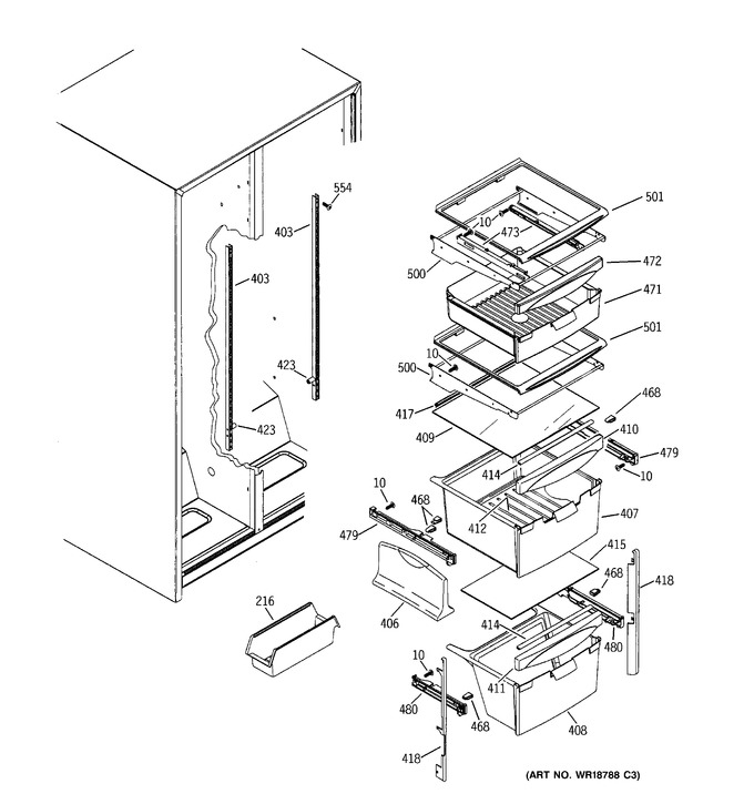 Diagram for GSS25UFMBWW