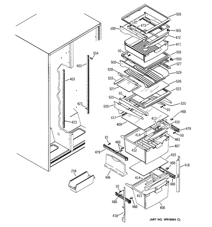 Diagram for ESS25XGMAWW