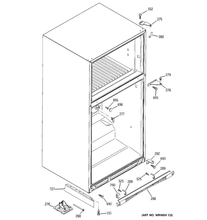 Diagram for GTS22FBPBRWW