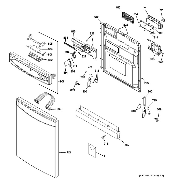 Diagram for PDW8480J01SS