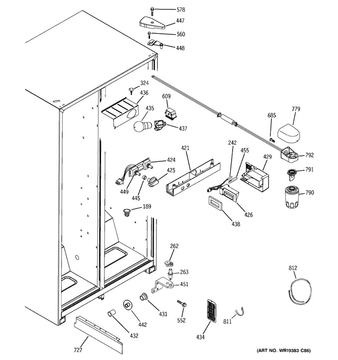 Diagram for HSS25GFPDWW