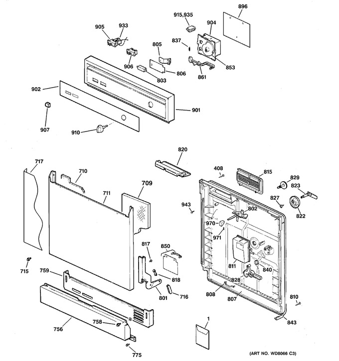 Diagram for GSD2200G02WW