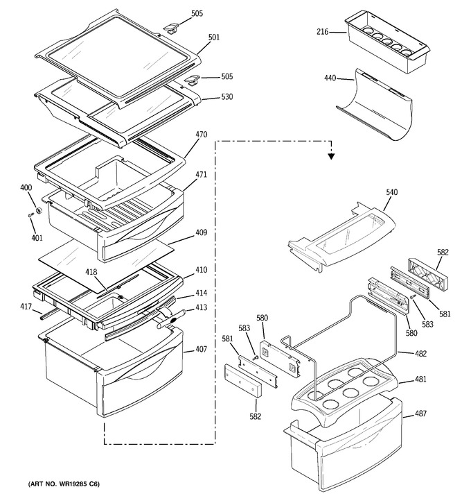 Diagram for PCG23NHMHFWW