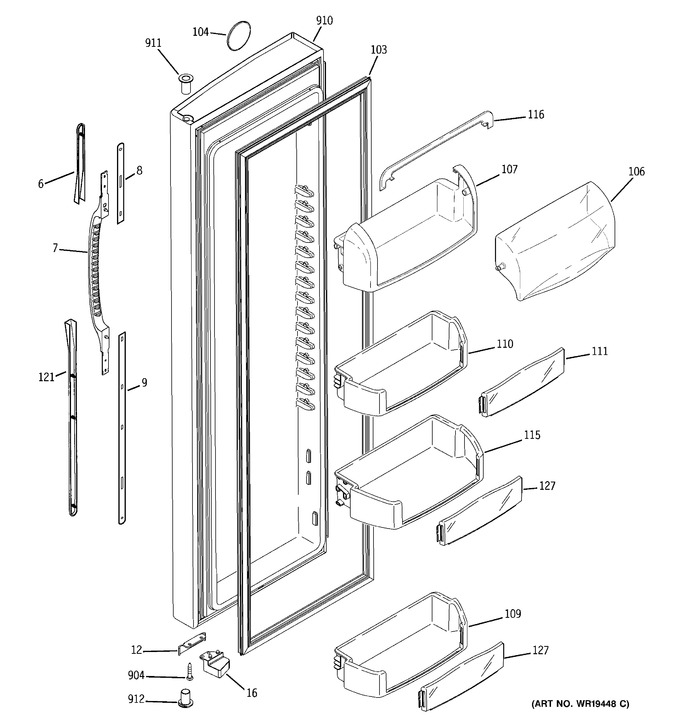 Diagram for GSR23YBPAWW