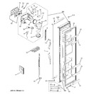 Diagram for 1 - Freezer Door